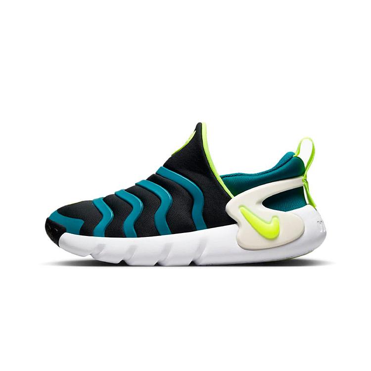 New Nike Dynamo GO Caterpillar Anti-Slip Wear-Resistant Kids Lifestyle Shoes Black Green Children Aged 3-7 Years Old DH3437-003