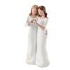 Mother and Daughter Statue Mother Embracing Daughter Sculpture Family Moment Suitable for Home Bedroom or Living Room Desktop Display