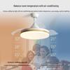 Smart LED Ceiling Fan Light for Home and Study - Modern Design for Bedroom or Restaurant