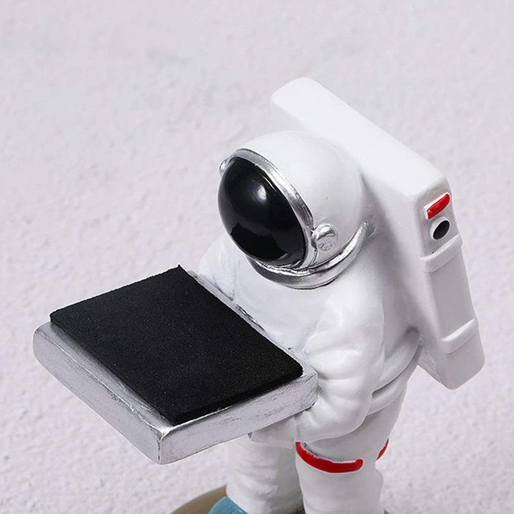 Watch Display Stand Resin Figurine Holder Tray for Watch Jewelry Storage and Home Desk Decoration Spaceman