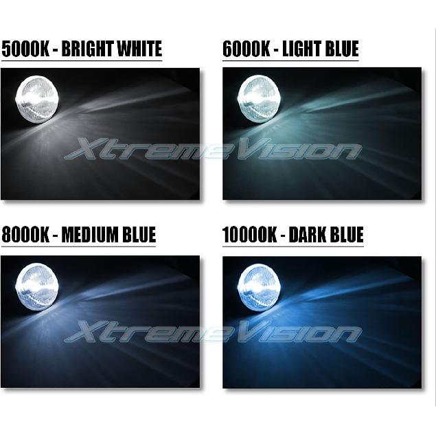 HID Xenon Replacement Bulbs - 9005 6000K - Light Blue (1 Pair)