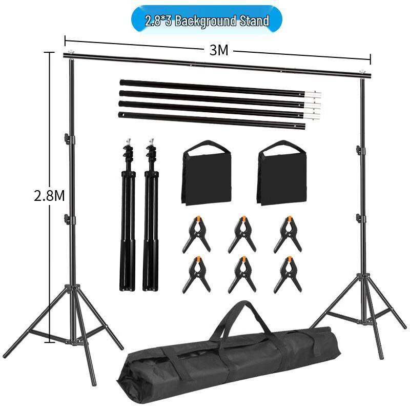 Black Scorpion Adjustable Photography Backdrop Stand