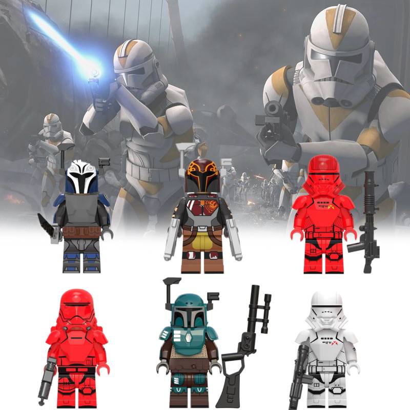 Star Theme Wars Movie Character Building Block Assembly Childrens Toy Doll