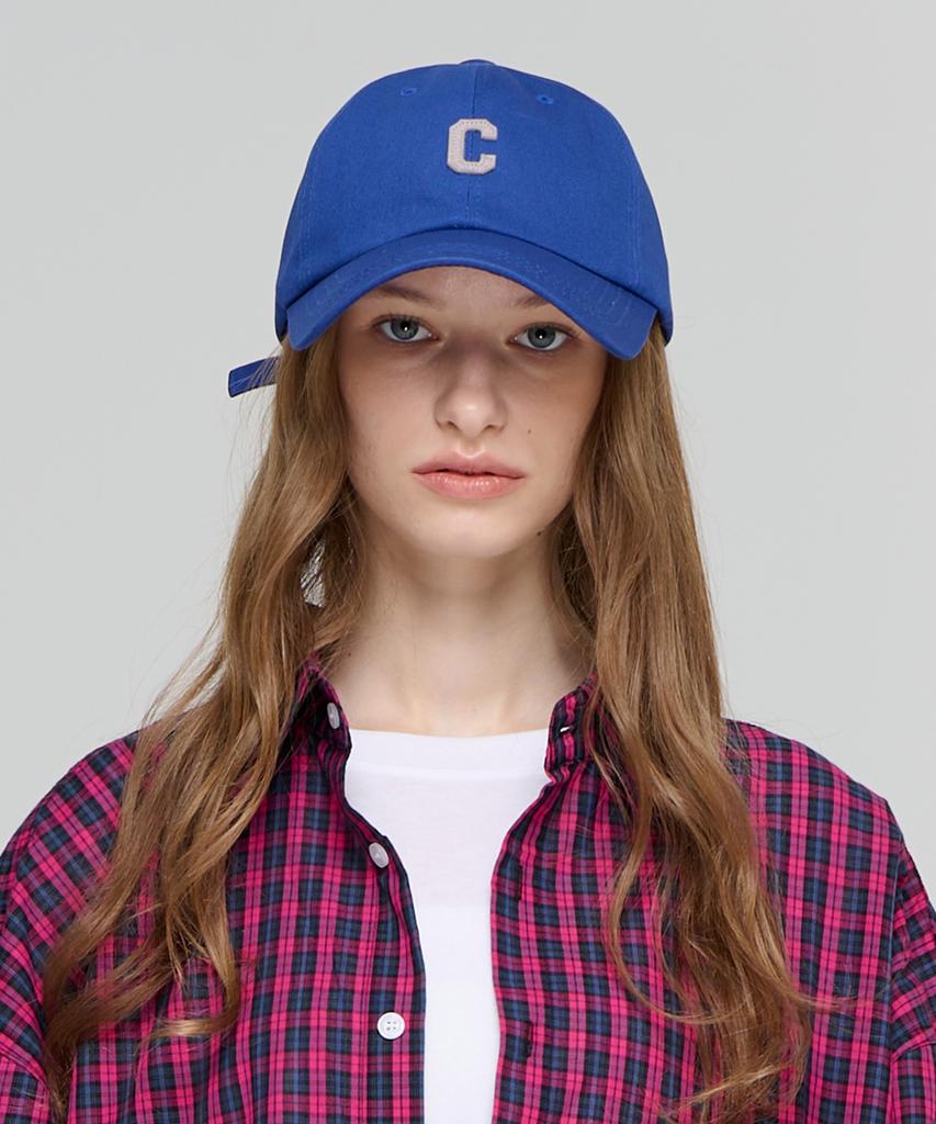 CARGOBROS FOR WOMAN Logo Point Ball Cap (Blue)