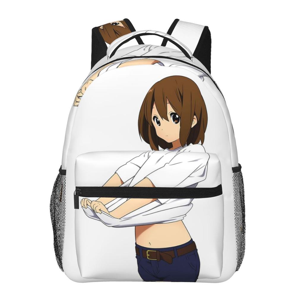 K-On Yui Hirasawa Anime Backpacks Boys Girls Bookbag Children School Bags Cartoon Travel Rucksack Shoulder Bag Large Capacity