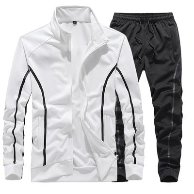 Men 'S Sportswear Sets Casual Tracksuit Male Suits Two Piece Sweatshirt +Pants Plus Size 