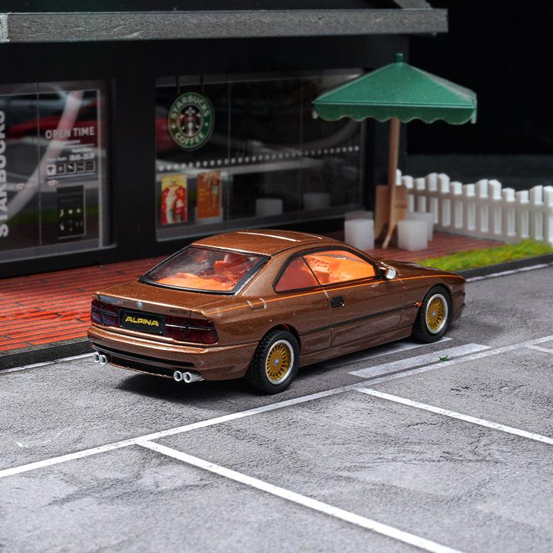 1/64 BMW 850 CSi Auto in Lega Diecast e Veicoli Giocattolo Modello di Auto Modello in Scala Miniatura Auto per Bambini