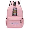60123-8 Mochila Unissex para Meninos e Meninas KATSEYE Estampada Mochila de Estudante Escolar Impermeável Leve