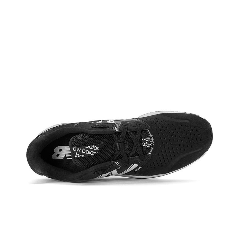 New Balance NB 1100 Comfortable Mesh Synthetic Leather Low Top Running Shoes Unisex Running Shoes Black White MS1100SA