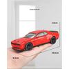 Dodge Challenger Hellcat Redeye Modellauto aus Metall im Maßstab 1:32 mit Sound und Licht – Sammlerstück für Kinder und Geburtstagsgeschenk