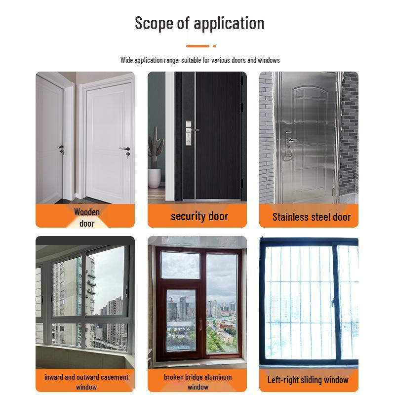 Windproof Soundproof Door Sealing Strip for Gaps