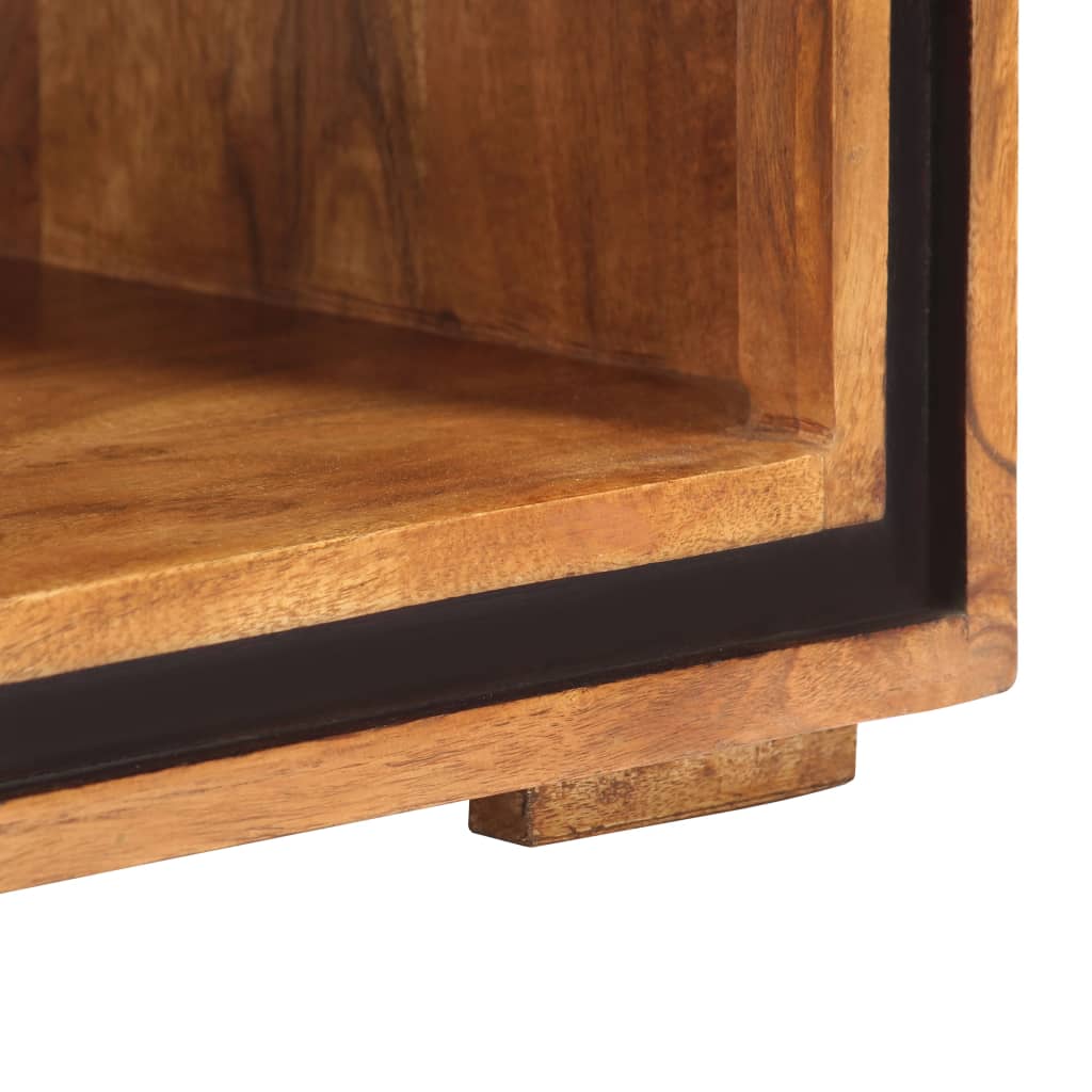 Solid Acacia Wood Coffee Table 100 X 45 X 33 Cm
