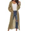 Solid Color Sweater Cardigan Jacket Women Casual Long Buttonless Fashion