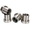 4pcs 2.441in Stainless Steel Trailer Bearing with Protective Buddy Bra Accessory