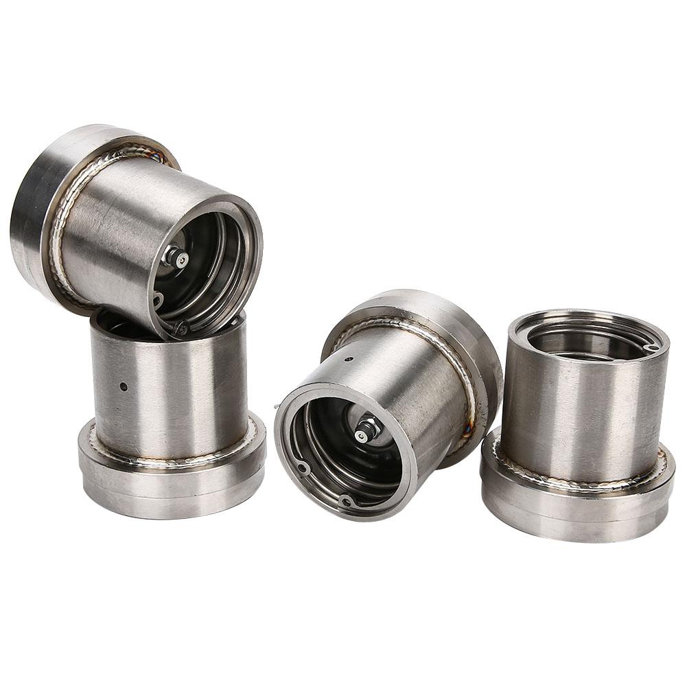 4pcs 2.441in Stainless Steel Trailer Bearing with Protective Buddy Bra Accessory