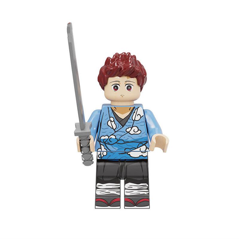 Demon Tanjiro Slayer Minifigures Nezuko Building Block Puzzle Toy Kids Gifts