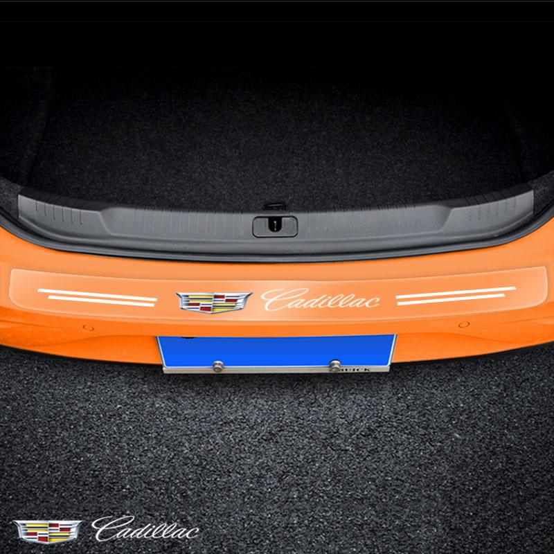 Transparent Car Trunk Badge Protective Sticker Car Accessories For Cadillac CTS STS DTS SRX XLR ATX Escalade Seville Tiburon