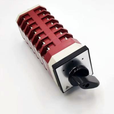 28 Terminals 3 Postions Rotary Cam Combination Switch AC 380V 220V