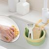 Solid Plastic Over Sink Dish Drying Rack Water Draining water Basket For Dishwashing Tools Organization And Vertical Storage