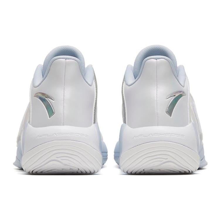 New Anta Water Flower 4 Cushioning Anti Slip And Wear Resistant Low Top Basketball Shoes White 112311109-1