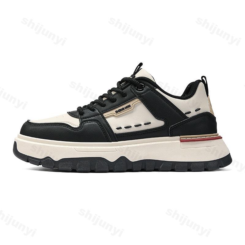 Mode 2025 Herbst Neue Herrenmode Vielseitige Low-Top Schuhe mit dicker Sohle Lässige Sportschuhe Bequem Verschleißfest Nischenhafte Klobige Sneaker