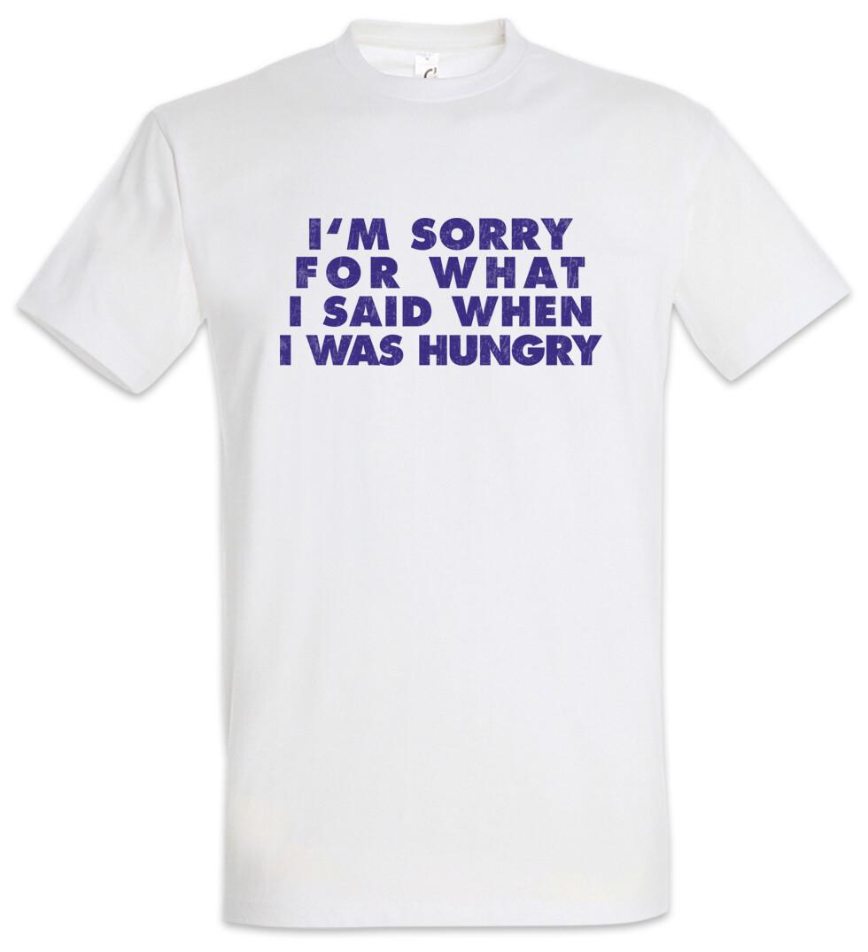 

When I Was Hungry T-Shirt Mens Womens Tees Top Starve Starvation Fun Hungry Bad Mood Grouch Grumpy XL