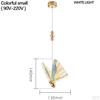 Butterfly LED Pendant Light, Hanging Chandelier Kitchen Ceiling Lamps for Bar Teahouse Bedroom