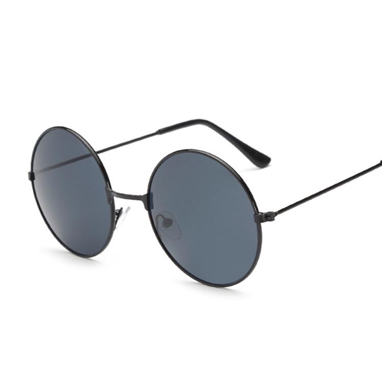

New Fashion Candy Vintage Round Mirror Sunglasses Woman Luxury Brand Original Design Black Sun Glasses Female Oculos