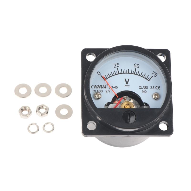 So-45 Analog Dc 1V-800V Voltmeter Sensitive Pointer Accurate Display Long Service Life For Electrical Testing Industrial Project