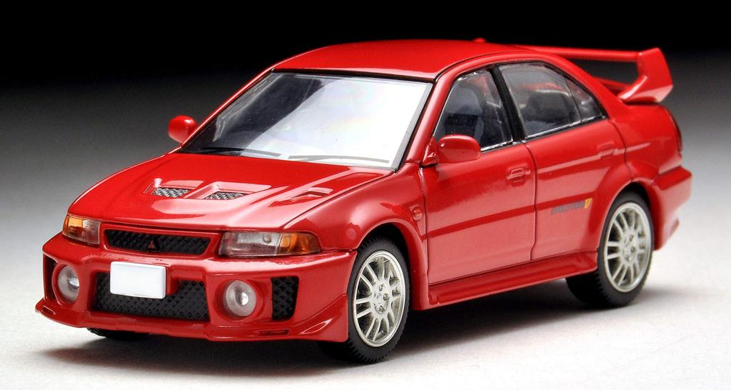 Tomica Limited Vintage Neo Scale Mitsubishi Lancer GSR Evolution V Red 1/64 LV-N187b (Finished Product)