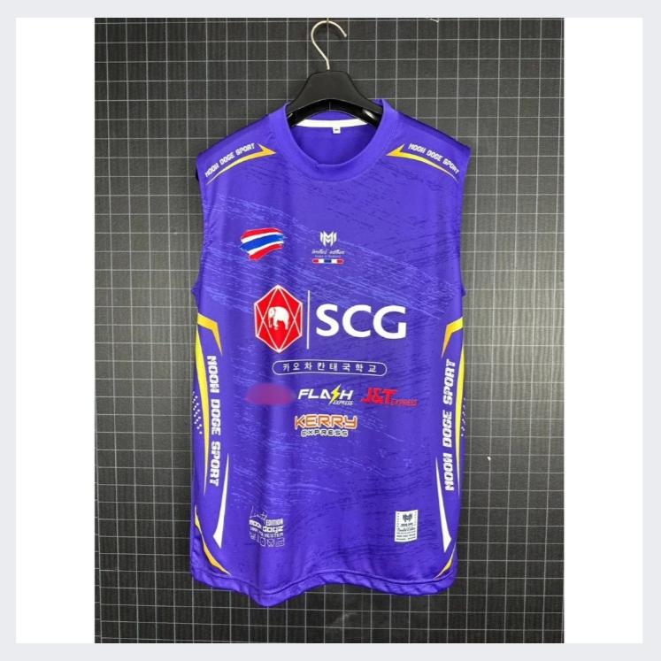 Training Tank Top Shirt Sleeveless THAILAND National Football Soccer JERSEY Quick Dry Round Neck Microfiber Uniform Sport Outdoor Unisex Men Women