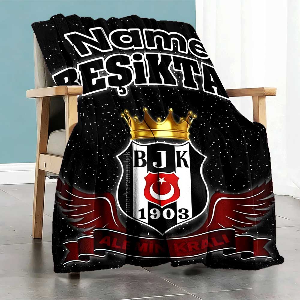 Ikta Crest Legacy Customize Your Name Blanket Throw Customizable Blanket Soft Warm Cozy Perfect for Office Chair Chair Office Bedding for All Occasion