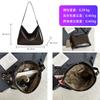 Women's Shoulder Bag Crossbody Soft Leather Large-capacity Magnetic Buckle Solid Color Simple Leisure Niche Commuter Versatile Messenger Bag