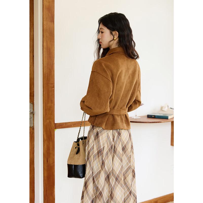 Women's Suede Short Jacket