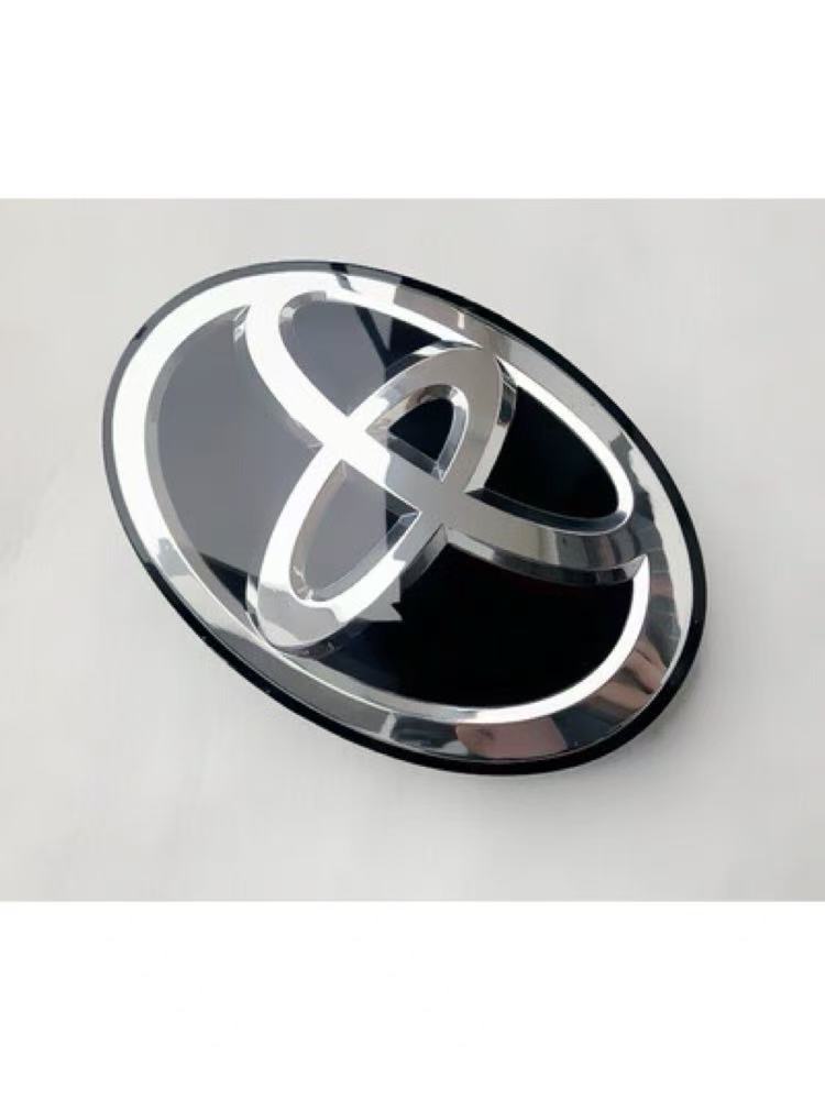 

1pcs Luxury Crystal Front Badge Upgrade for Toyota Land Cruiser LC200 & Prado 100x70mm чёрный