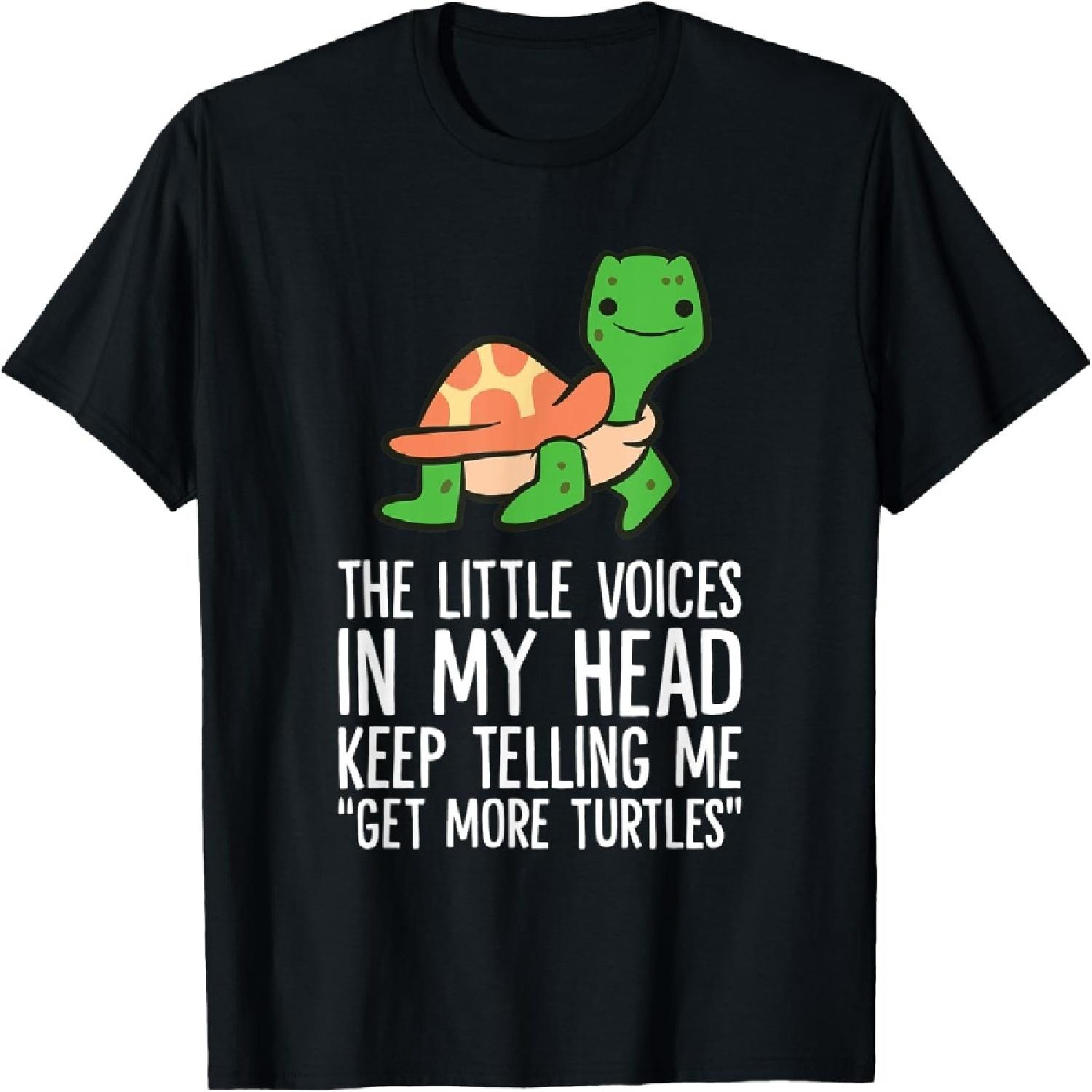 Маленькие голоса в моей голове постоянно говорят мне: «Купи еще черепах» Футболка S
