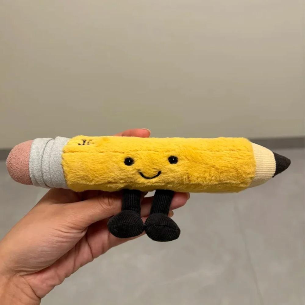 

Изысканная мультяшная плюшевая игрушка Канцелярские принадлежности Карандаш Мягкий плюш Креативные декоративные украшения Коллекция Праздничные подарки Для детей