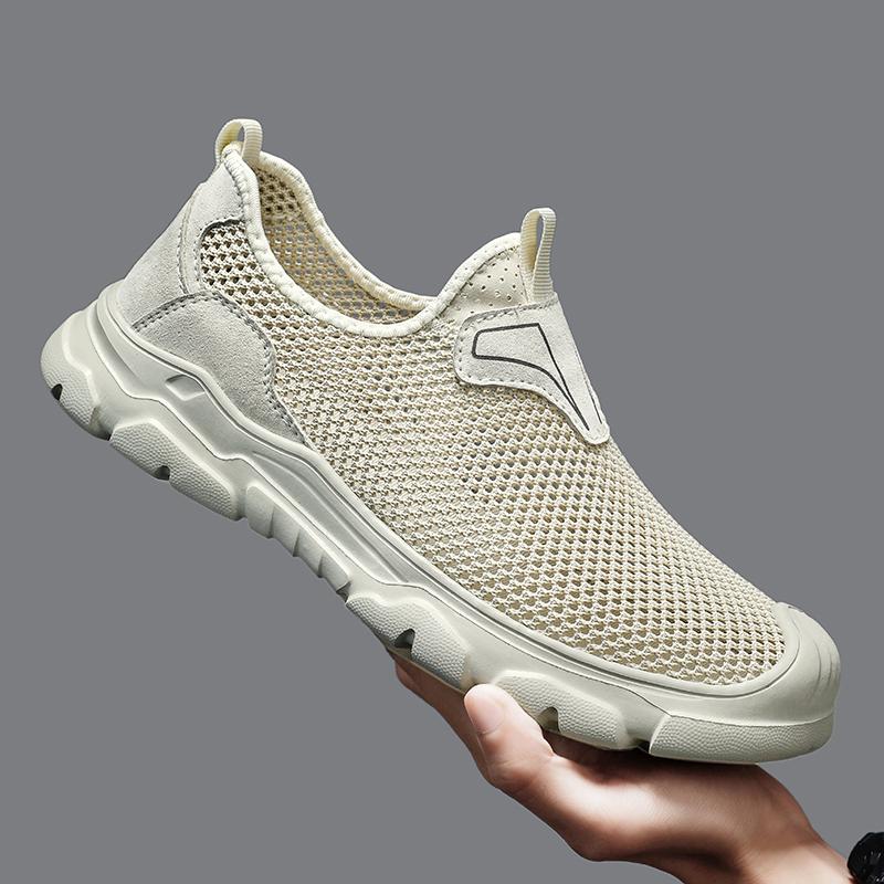 New Breathable Men's Casual Shoes Breathable Mesh Loafers Sneakers New Male Comfortable Driving Footwear Outdoor Shoes Trainers