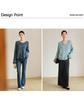 Retro V-Neck Lambswool Cashmere Bouclé Sweater