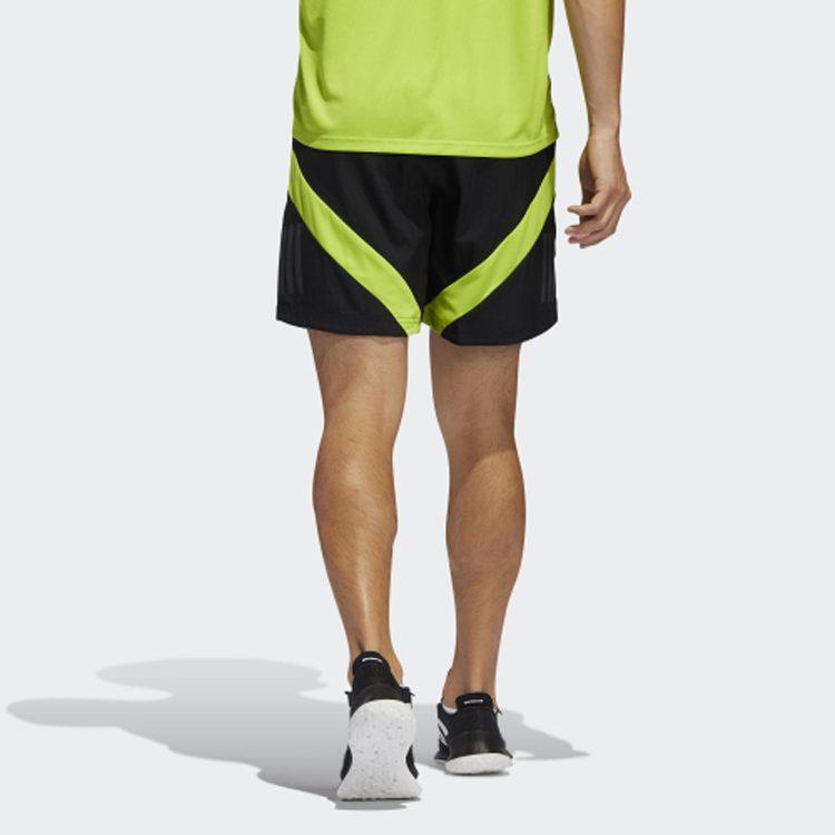 Adidas Sports Shorts Men's Black Green Moderate FL6956