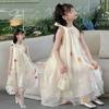 Girls' Dresses, Summer Dresses, Big Girls, Suspenders, Halter Skirts, Children's Summer Mesh Princess Dresses