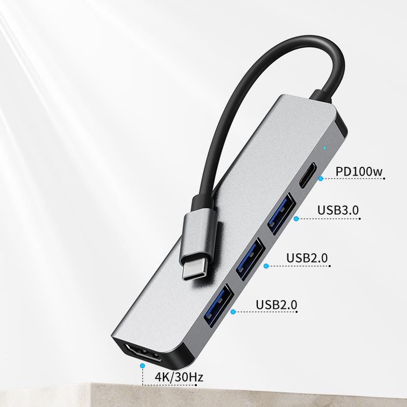 USB-C Hub 6-in-1 Expansion Dock for MacBook