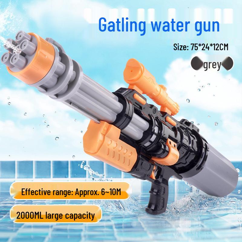 Kids’ XL High-Pressure Gatling Water Gun for Beach Battles