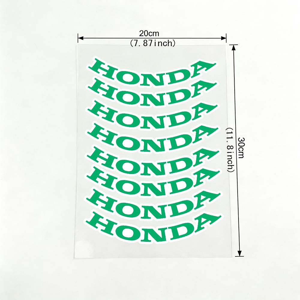 FIQ1 For Honda 18 colors Reflective motorcycle stickers, 3M safety warning at night in the dark scooter helmets