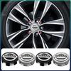 4 Stück Auto Radnabenkappe Abdeckungen Auto Felgenabdeckung Emblem Abzeichen Für Nismo Nissan Almera Tiida Juke Teana Qashqai 350Z 370Z GTR