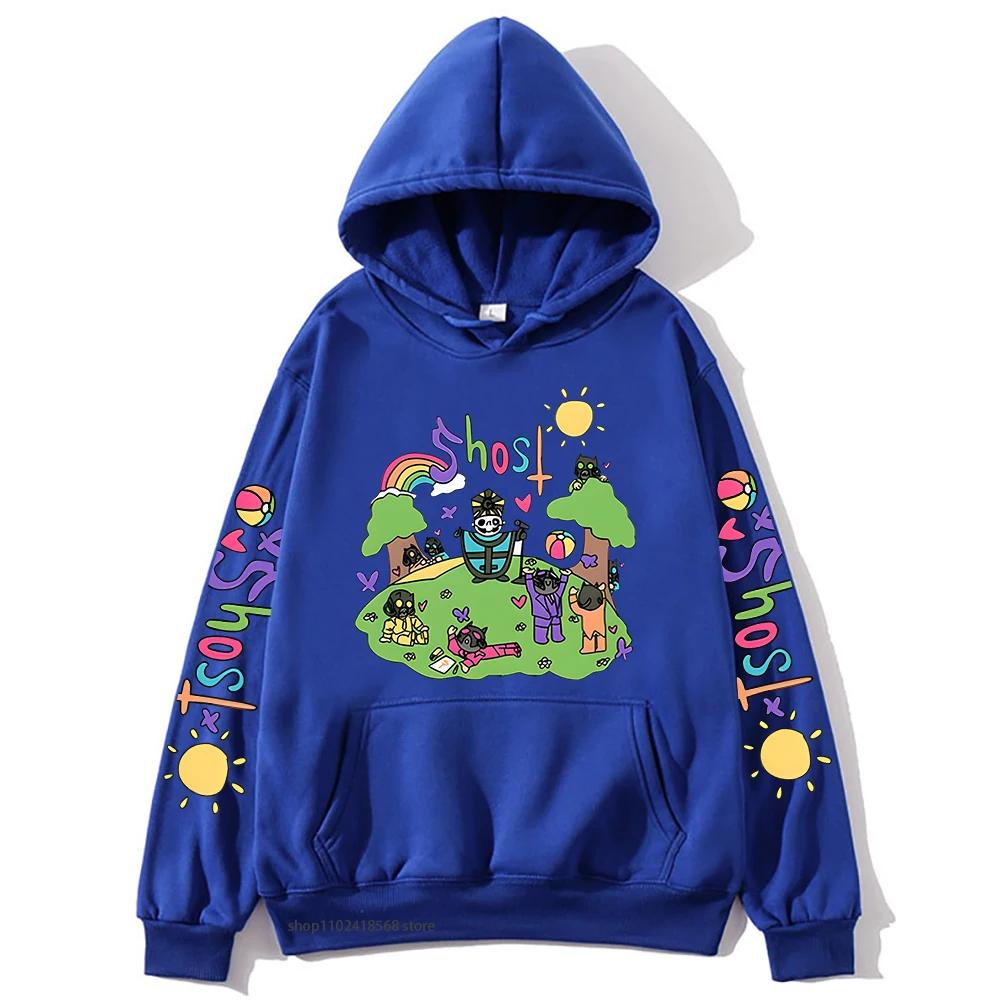 Ghost Music Band Graphic Hoodies Long Sleeve Mens Sweatshirts Hooded Streetwear Women Casual Male Kawaii Clothes