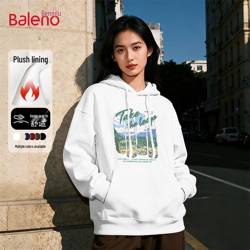 Baleno Women's 2025 A/W Terraced Field Graphic Fleece-Lined Hoodie