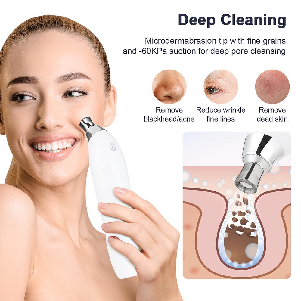 2 In 1 Diamond Microdermabrasion Machine Airbrush Diamond Facial Device Blackhead Removal Skin Peeling Exfoliation Cleaning Tool