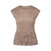 PleaTs Me Wrinkle Hem Cap Sleeve T shirT ppTsm125014