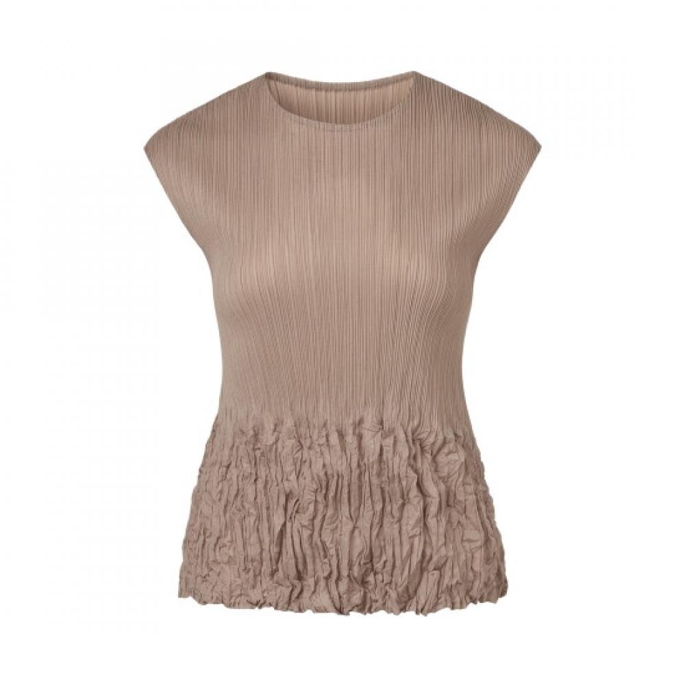 PleaTs Me Wrinkle Hem Cap Sleeve T shirT ppTsm125014